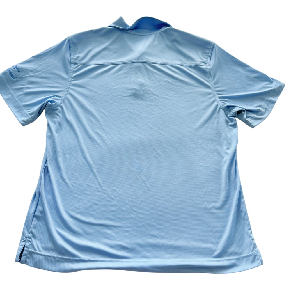 Cutter & Buck‎ Polo Shirt Mens Large Blue DryTec Short Sleeve Garland Chamber - Picture 8 of 9